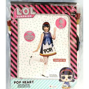 New LOL Deluxe Halloween Costume Surprise Pop Heart Doll Dress Up Girls M 7-8